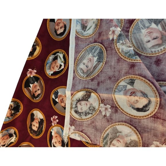 Gone With The Wind Cotton Fabric 1 Yard Scarlett Rhett Ashley Melanie Quilting M - Picture 4 of 11